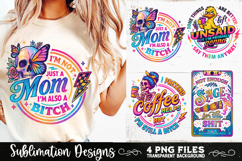 Funny Skeletons Sarcastic Adult humor Retro PNG Sublimation Product Image 8
