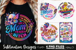 Funny Skeletons Sarcastic Adult humor Retro PNG Sublimation Product Image 10