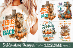 Christian Fall Inspirational 4 PNG Retro PNG Sublimation Product Image 3
