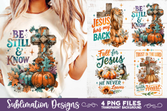 Christian Fall Inspirational 4 PNG Retro PNG Sublimation Product Image 5