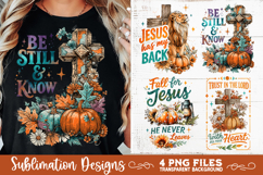 Christian Fall Inspirational 4 PNG Retro PNG Sublimation Product Image 7