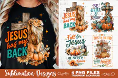 Christian Fall Inspirational 4 PNG Retro PNG Sublimation Product Image 2