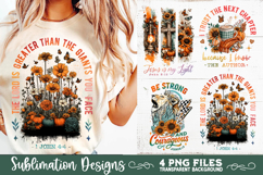 Christian Fall Inspirational 4 PNG Retro PNG Sublimation Product Image 5