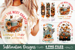 Christian Fall Inspirational 4 PNG Retro PNG Sublimation Product Image 6