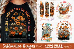 Christian Fall Inspirational 4 PNG Retro PNG Sublimation Product Image 7