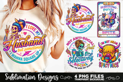 Funny Skeletons Sarcastic Adult humor Retro PNG Sublimation Product Image 2
