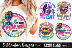 Funny Sarcastic Antisocial Retro PNG Sublimation Product Image 6