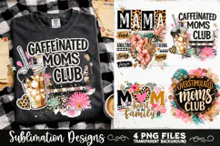Trendy Mama PNG , Retro Collage Mama 4 Designs Sublimation Product Image 6