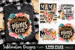 Trendy Mama PNG , Retro Collage Mama 4 Designs Sublimation Product Image 7