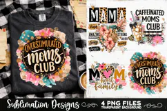 Trendy Mama PNG , Retro Collage Mama 4 Designs Sublimation Product Image 7