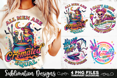 Funny Skeletons Sarcastic Retro PNG Sublimation Product Image 2