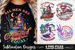Funny Skeletons Sarcastic Retro PNG Sublimation Product Image 6