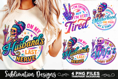 Funny Skeletons Sarcastic Retro PNG Sublimation Product Image 5