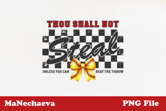 Softball Steal Quote PNG | Funny Mama Sublimation Product Image 2