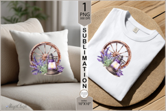 lavender sublimation| flower|Tote Bag Design| Sublimation Product Image 2