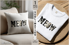 MEOW Cute cats sublimation|Tote Bag Design| cat Sublimation Product Image 2