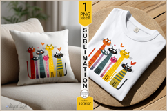 Cute cats sublimation|Tote Bag Design| cat Sublimation Product Image 2