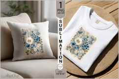 Flowers sublimation| flower|Tote Bag Design| Sublimation Product Image 2