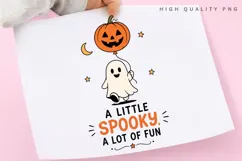 A Little Spooky A Lot Of Fun PNG Sublimation Design, Cute Product Image 3