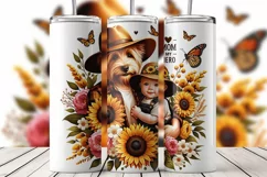 Mother Day Tumbler Wrap Sublimation 20oz Skinny Tumbler