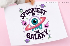 Spookiest in the Galaxy PNG, Cosmic Eyeball Halloween Product Image 2