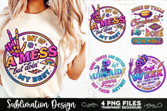 Funny Skeletons Sarcastic Retro PNG Sublimation Product Image 6