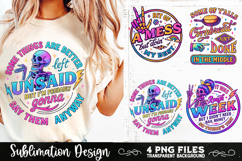 Funny Skeletons Sarcastic Retro PNG Sublimation Product Image 8