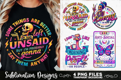 Funny Skeletons Sarcastic Retro PNG Sublimation Product Image 7