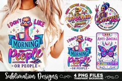 Funny Skeletons Sarcastic Retro PNG Sublimation Product Image 8