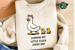 Leading My Little Flock Every Day Duck Family PNG Product Image 3