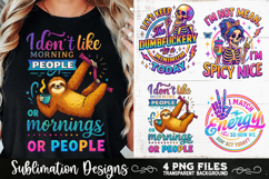 Funny Skeletons Sarcastic Retro PNG Sublimation Product Image 2