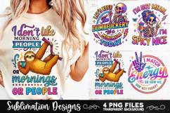 Funny Skeletons Sarcastic Retro PNG Sublimation Product Image 5