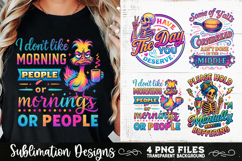 Funny Skeletons Sarcastic Retro PNG Sublimation Product Image 4