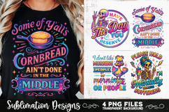 Funny Skeletons Sarcastic Retro PNG Sublimation Product Image 7