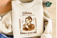 Silence Is My Reset Button PNG Design Product Image 3