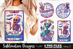 Funny Skeletons Sarcastic Retro PNG Sublimation Product Image 7
