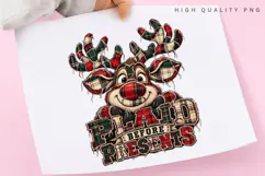 Plaid Before Presents PNG Sublimation Design Product Image 3