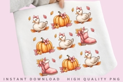 Coquette Fall Clipart PNG Product Image 1