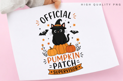 Official Pumpkin Patch Supervisor PNG Sublimation Design Product Image 3