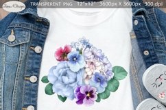 Flowers Sublimation Design | Floral Sublimation PNG Product Image 1