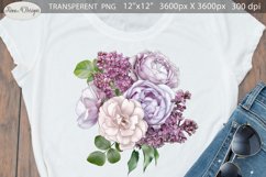 Roses Sublimation Design | Floral Sublimation PNG Product Image 1