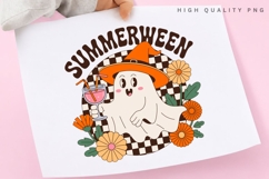 Summerween Ghost PNG, Cute Ghost Halloween Sublimation Product Image 3