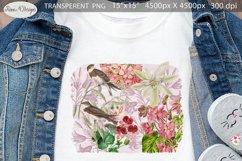 Vintage Floral and Birds Sublimation Bundle Product Image 2