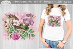 Vintage Floral and Birds Sublimation Bundle Product Image 5