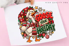 Funny Goose Christmas Holiday Winter Festive Goose Your Product Image 3