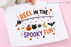 Reel In The Spooky Fun PNG Sublimation Design, Fishing Product Image 3