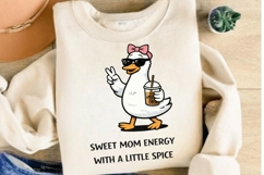 Sweet Mom Energy With A Little Spice PNG, Cool Mama Goose Product Image 3