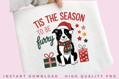 Furry Christmas Dog PNG, Tis The Season To Be Furry, Product Image 2