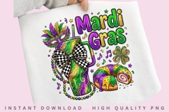 Mardi Gras Tumbler PNG Design Product Image 2