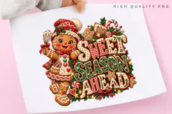 Gingerbread Sweet Season Ahead Christmas Holiday Cookie Product Image 3